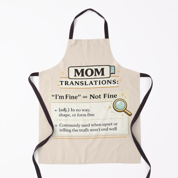 Item preview, Mom Translations I’m Fine = Not Fine – Funny Mom Dictionary Quote | Mother’s Day Gift designed and sold by warlistop.