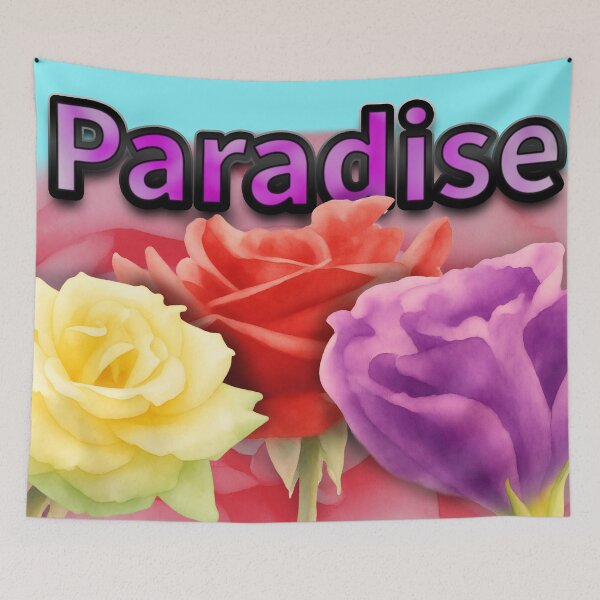 Item preview, "Paradise" Flowers  designed and sold by PresMatPlays.