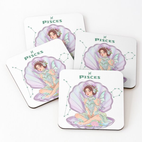Item preview, Pisces Girl Dreamy Ocean Fantasy Art designed and sold by Iqrapixels.