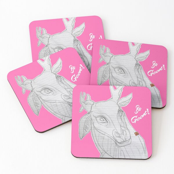 Item preview, Be Good! - Deer Head (drawing by ACCI) designed and sold by VanyssaGraphics.