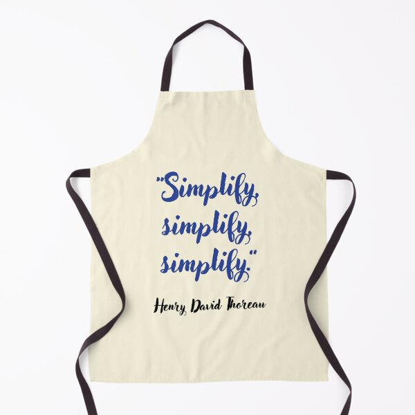 Item preview, Simplify . . . Henry David Thoreau Quotation designed and sold by CharlottePlaceArt.