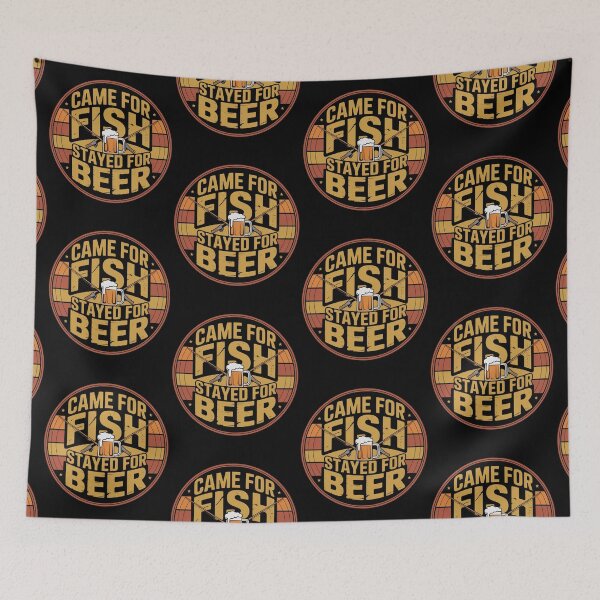 Item preview, Came For Fish Stayed For Beer Funny Fishing Beer Shirt designed and sold by maxiprom.