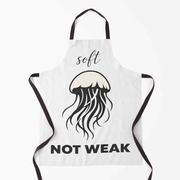 Item preview, Not Weak Jellyfish T-Shirt Soft Strength Ocean Quote Graphic designed and sold by ZEBBEDE - Minimal Streetwear .