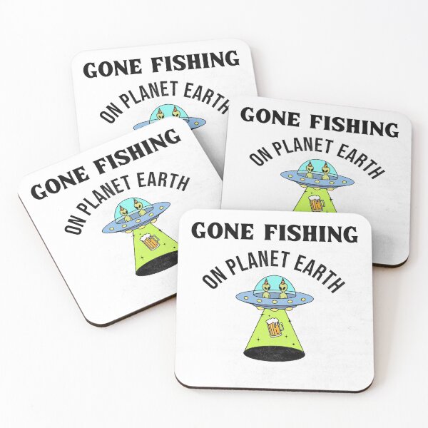 Item preview, Gone Fishing on Planet Earth designed and sold by SarcasticTeez.
