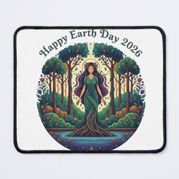 Item preview, Happy Earth Day From Gaia designed and sold by Black Lion Art.