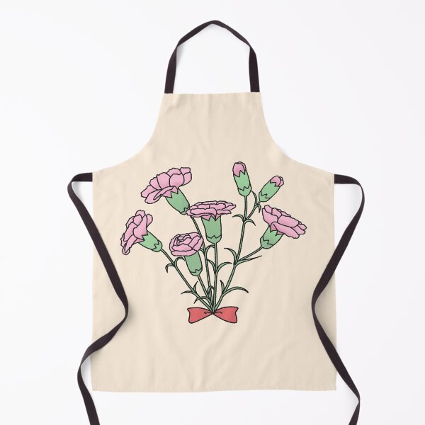 Item preview, Pink Carnations Bouquet with Ribbon designed and sold by ubborn.