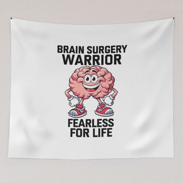 Item preview, Brain Surgery Warrior Fearless For Life  designed and sold by Thread&Fable.