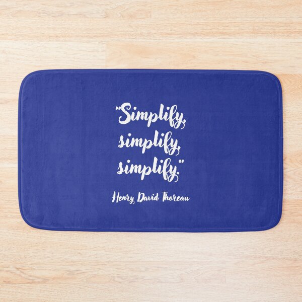 Item preview, Simplify . . . Henry David Thoreau Quotation designed and sold by CharlottePlaceArt.