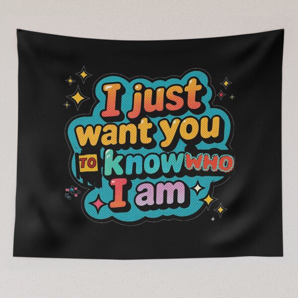 Item preview, I Just Want You To Know You Who I Am. designed and sold by Stefrait-7.