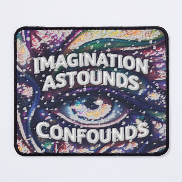 Item preview, imagination eye alpha colorful typographic design designed and sold by SmashingDeals.