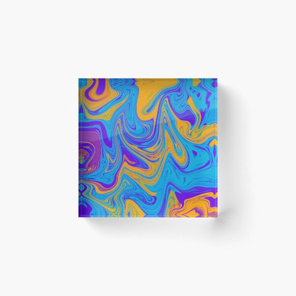 Item preview, Colorful Psychedelic Liquid Abstract  designed and sold by CharmingArt23.