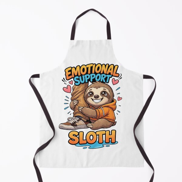 Item preview, Emotional Support Sloth Funny Cute – Lazy Sloth Meme Design designed and sold by ColorFlick.