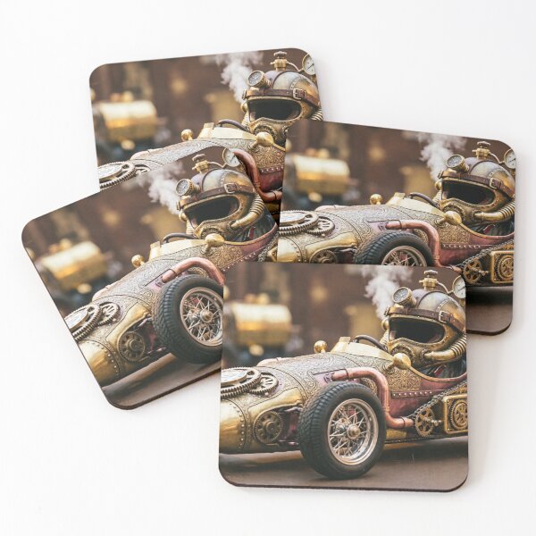 Item preview, The Clockwork Racer: Steampunk Steam Speedster Model designed and sold by ticzla95.