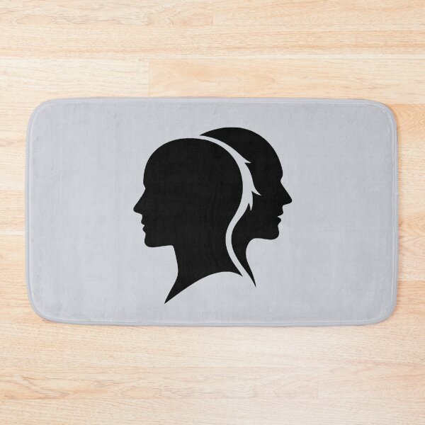 Item preview, Shadow Self — Minimalist Jungian Psyche Silhouette (Black & White) designed and sold by PERSPECTIVERED.