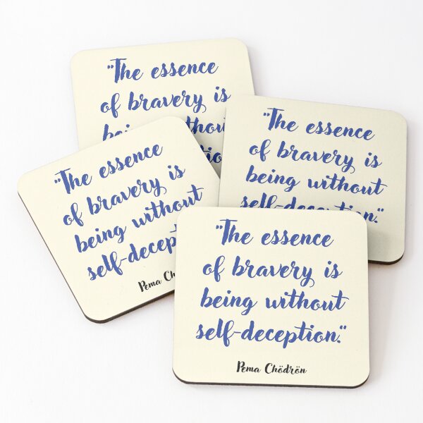 Item preview, The essence of bravery . . . Pema Chödrön Quotation designed and sold by CharlottePlaceArt.