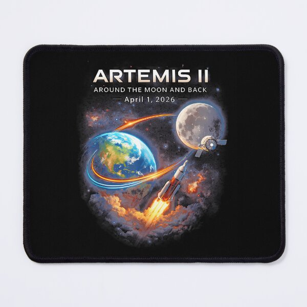 Item preview, Artemis Ii Rocket Space Launch Back To The Moon Mission 2026 designed and sold by JojoluluArt.
