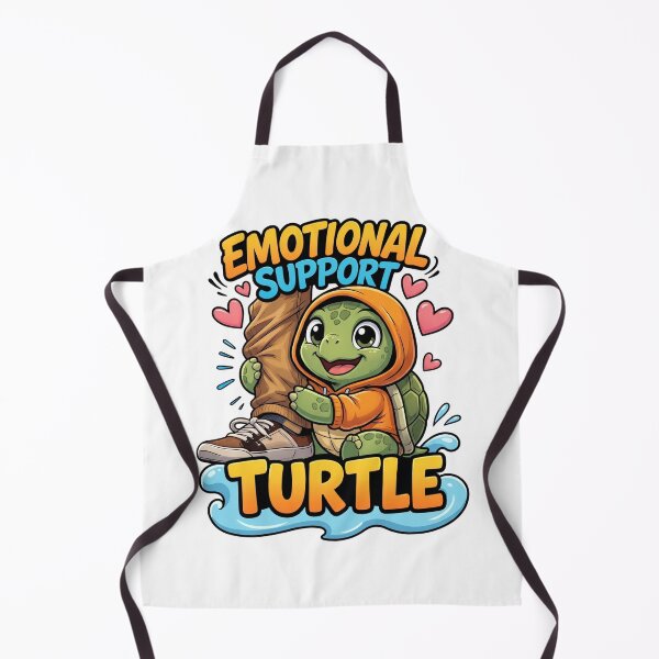 Item preview, Emotional Support Turtle Funny Cute – Chill Turtle Meme designed and sold by ColorFlick.