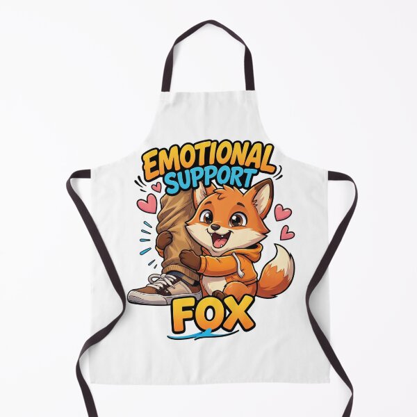 Item preview, Emotional Support Fox Funny Cute – Clever Fox Meme Design designed and sold by ColorFlick.