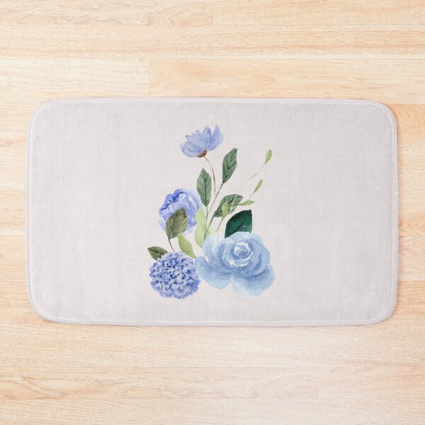 Item preview, Watercolor Blue Floral Bouquet designed and sold by Artsy Corner.