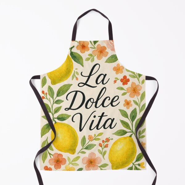 Artikelvorschau, La Dolce Vita – Italienisches Sommerdesign mit Aquarell-Zitronen und Blumen entworfen und verkauft von EmeraldeaArt.