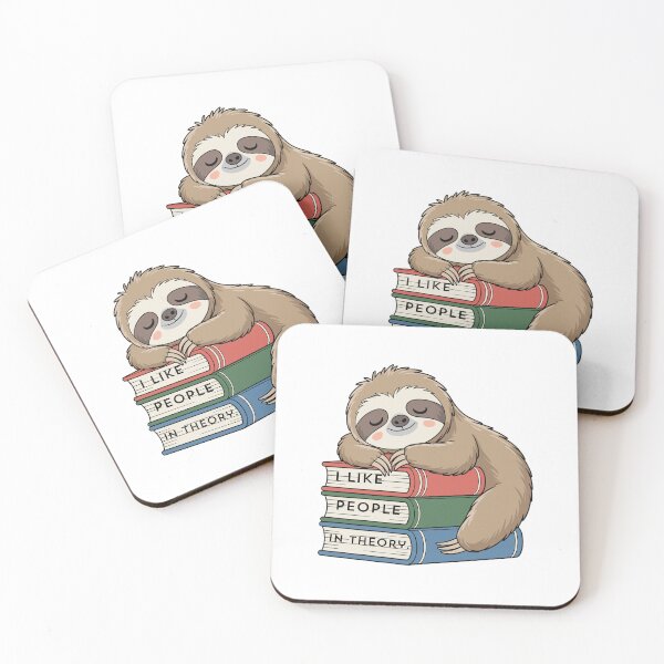 Item preview,  Funny lazy sloth Animal Meme Design  ver 13b– Cute sloth Humor, sloth lazy Lover Gift, funny Animals designed and sold by CosmicNook1.