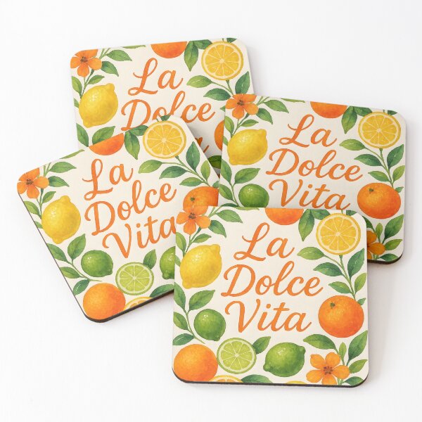 Item preview, La Dolce Vita – Joyful Citrus Summer Watercolor designed and sold by EmeraldeaArt.