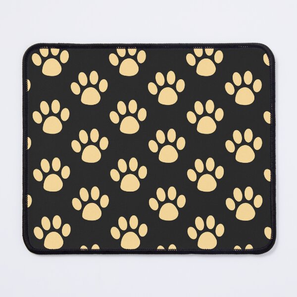 Item preview, Paw Print Sticker – Cute Dog Paw Design (Yellow) designed and sold by 313FILES.