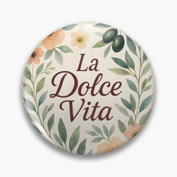 Item preview, La Dolce Vita – Watercolor Black Olives and Florals Italian Design designed and sold by EmeraldeaArt.