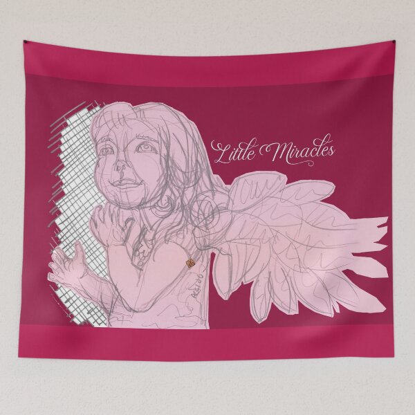 Item preview, Angel Bringing Little Miracles (Drawing by ACCI) designed and sold by VanyssaGraphics.