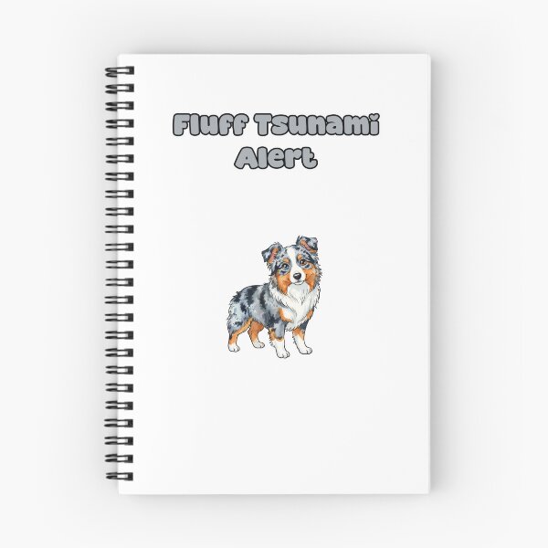 Item preview, Fluff Tsunami Alert Funny Aussie Dog Owner Design designed and sold by NatureUnleashed.