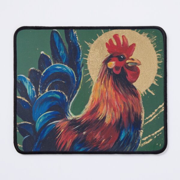 Item preview, Radiant Rooster in Golden Sunrise designed and sold by Agnieszka Gajewska art.