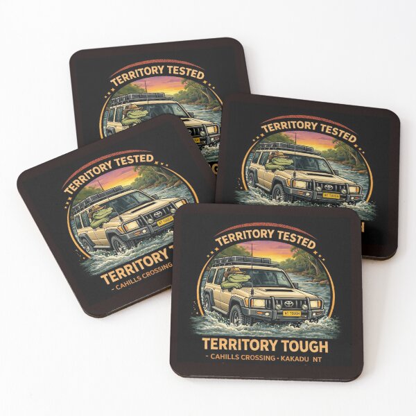 Item preview, Cahills Crossing Kakadu NT Territory Tough 4WD Crocodile Design designed and sold by Territory Tested Co.