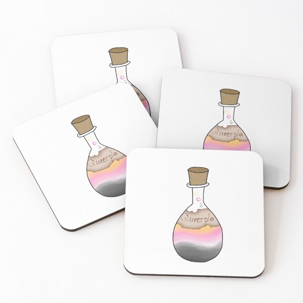 Item preview, Swirly Queerpla Tonic queerplatonic potion simple illustration  designed and sold by fishberculosis.