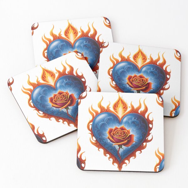 Item preview, Rose in fire of heart  designed and sold by Nalimkibard.