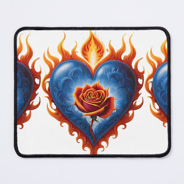Item preview, Rose in fire of heart  designed and sold by Nalimkibard.