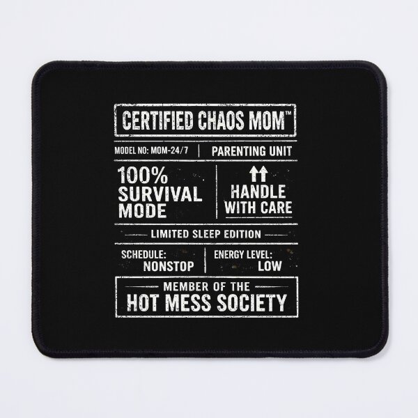 Item preview, Certified Chaos Mom Parenting and Family Life designed and sold by SplashTastic.