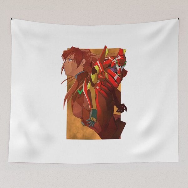 Item preview, Asplenia Studios: Asuka and EVA Unit 02 designed and sold by Asplenia Studios.