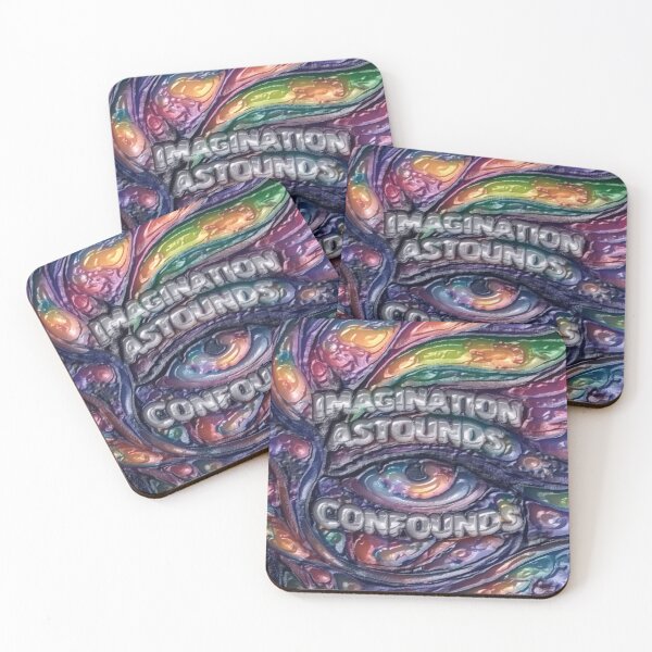 Item preview, imagination eye plaster colorful typographic abstract design designed and sold by SmashingDeals.