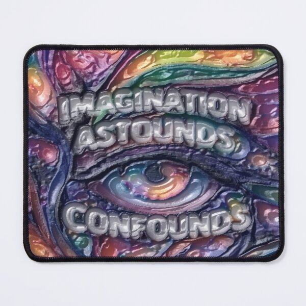 Item preview, imagination eye plaster colorful typographic abstract design designed and sold by SmashingDeals.