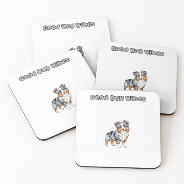 Item preview, Good Boy Vibes Happy Aussie Dog Lover Design designed and sold by NatureUnleashed.