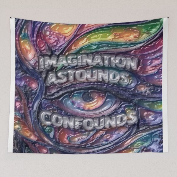 Item preview, imagination eye plaster colorful typographic abstract design designed and sold by SmashingDeals.