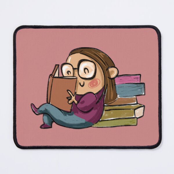 Item preview, book lover reading girl designed and sold by sianelliot.