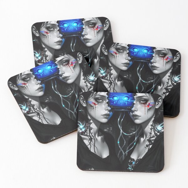 Item preview, Static Sisters: Dual Glitch Constructs designed and sold by Insomnia Art Designs.
