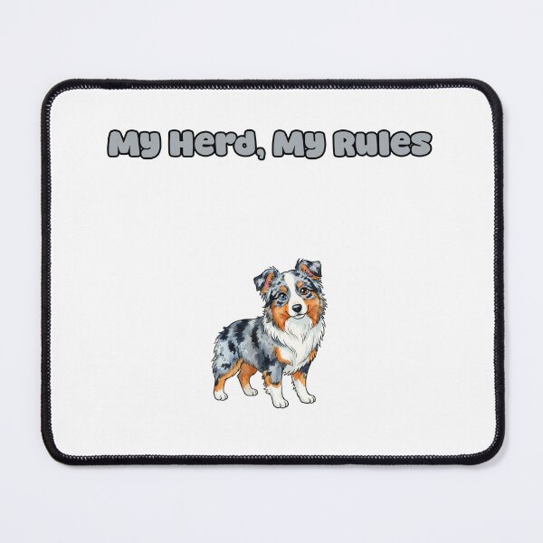 Item preview, My Herd My Rules Funny Australian Shepherd Owner designed and sold by NatureUnleashed.