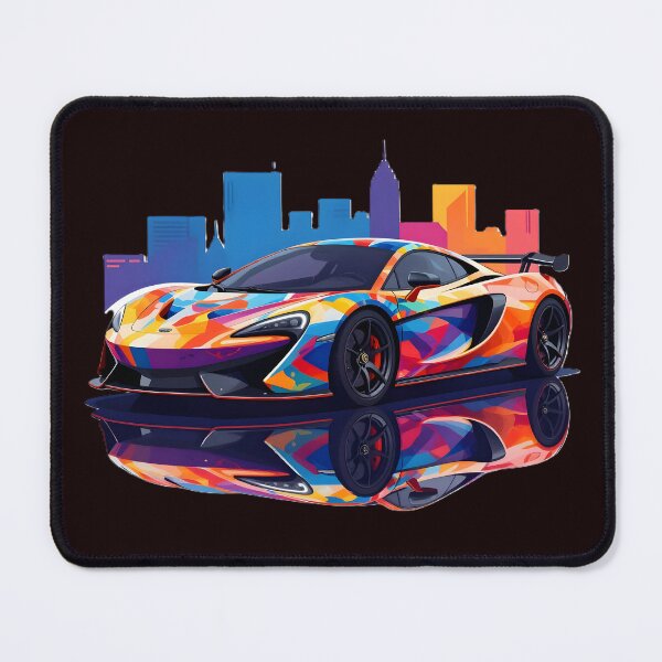 Item preview, Vibrant Geometric Supercar Pop Art Miami Skyline designed and sold by rgagliardi2017.