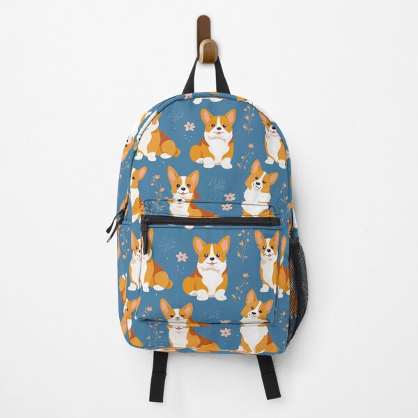 Item preview, Cute Corgi Dog Seamless Pattern Adorable Puppy designed and sold by NicolasGlowArt.