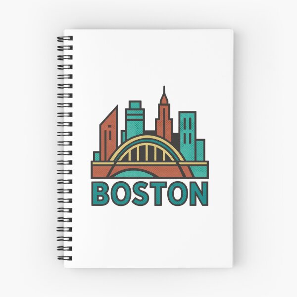 Item preview, Boston Skyline - Geometric Cityscape Art designed and sold by RDproject.