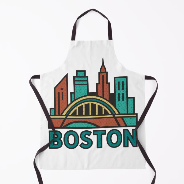 Item preview, Boston Skyline - Geometric Cityscape Art designed and sold by RDproject.