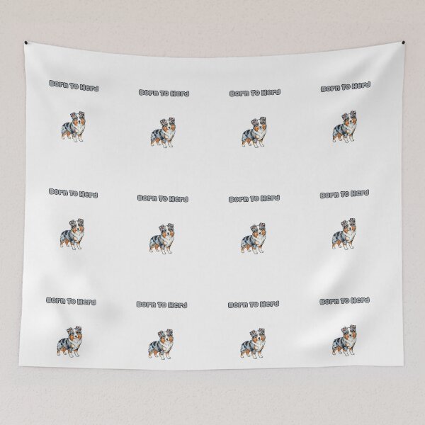 Item preview, Born To Herd Australian Shepherd Working Dog Design designed and sold by NatureUnleashed.