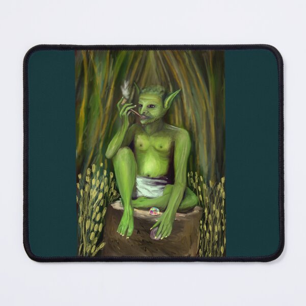 Item preview, Goblin smoking a pipe designed and sold by Christineworld.